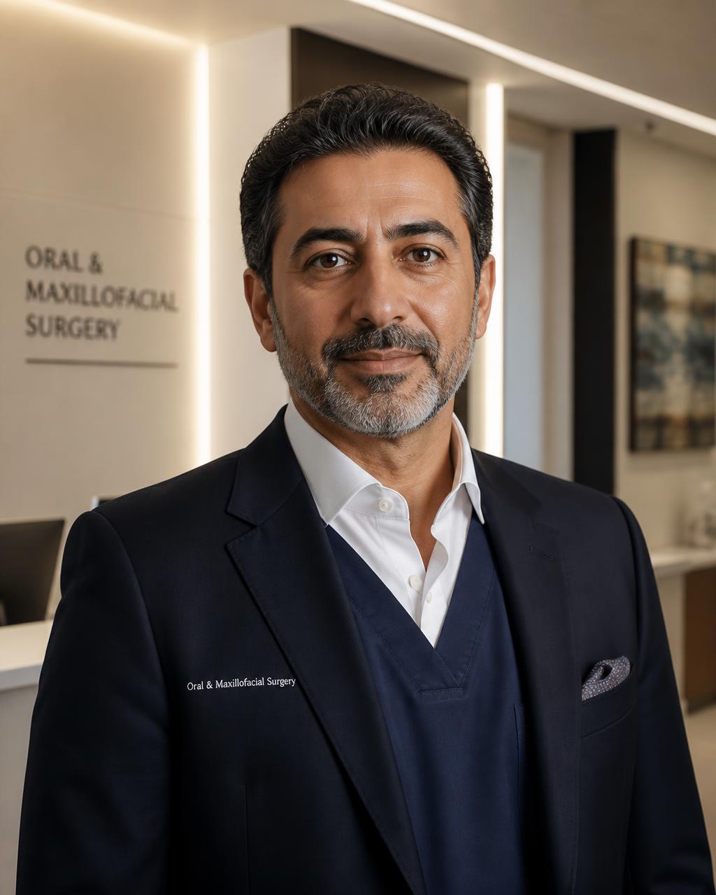 Portrait of Adel S. Khalil, DDS, MD, board-certified oral and maxillofacial surgeon